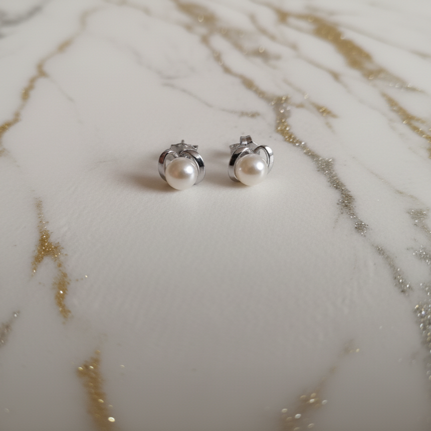 Echo - Silver studs - ORNI Studio